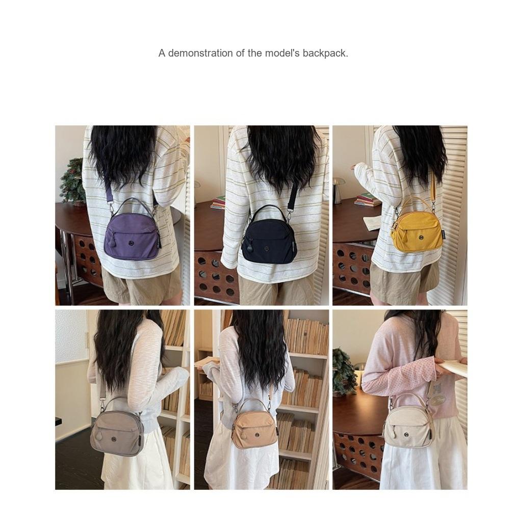 Xeie Thuk Shoulder Crossbody Handbag Women Nylon Multi Compartment Daily Commute