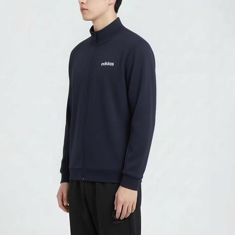 Adidas Jackets Unisex Black Stand Collar Moderate Other JL9536