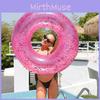 New Transparent Glitter Inflatable Swim Ring Adult Armpit Ring Children Lifebuoy