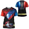 Japanese Anime Kamen Rider Whirlwind 3D Printed T-Shirts Men's And Women's Cosplay T Shirt Summer Street Fashion Sports Tops