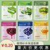 Blueberry Hydrating and Moisturizing Facial Mask - Aloe Vera Plant Care and Brightening Skin Moisturizing Mask