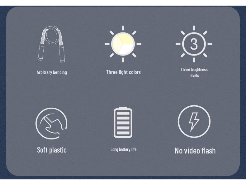 Portable Multi-Functional Neck Reading Light with Eye Protection for Students