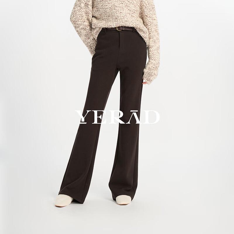 YERAD Women's Fleece-Lined Bootcut Trousers
