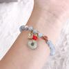 Neko Crystal Fortune Cat Stone Bracelets Bead Bracelets Korean Style Bracelets Female Hand Chain
