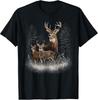 Deer Forest Nature Lover Vintage Deer Hunting Hunter T-Shirt