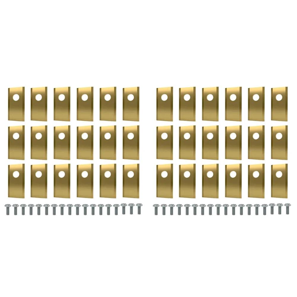 18-45PCS Grass Trimmer Blade Lawn Mower Replacement Cutter Piece for Worx Landroid Garden Robotic Lawnmower Cutting Blades Set