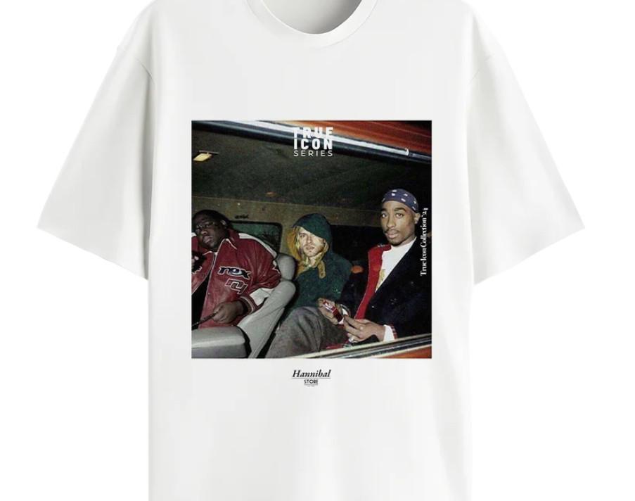 

Vintage kurt Cobain Notorious Big Biggie Tupac Tshirt Unisex T-Shirt S