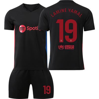 2024-2025 Barcelona Away Black Jersey No.19