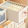 Faltbare Aufbewahrungsbehälter für Kleidung Große Kapazität Organizer-Box für Bettbezüge, Bettlaken, Schrank, Zuhause, Schlafzimmer, Kleiderschrank-Organisation