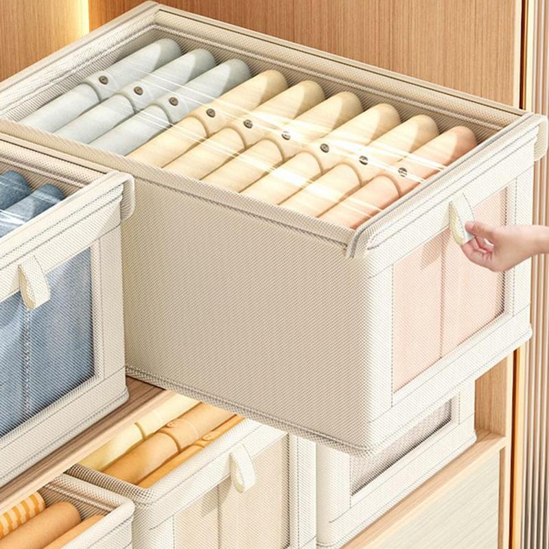 Faltbare Aufbewahrungsbehälter für Kleidung Große Kapazität Organizer-Box für Bettbezüge, Bettlaken, Schrank, Zuhause, Schlafzimmer, Kleiderschrank-Organisation