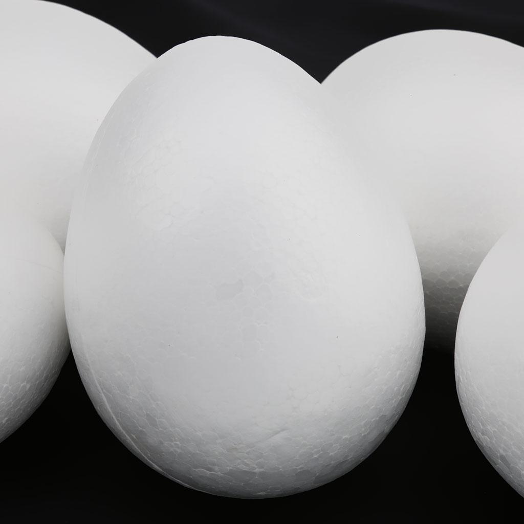 10 Pieces Easter Foam Egg Polystyrene Balls Spheres Craft Supplies Decoration Ball