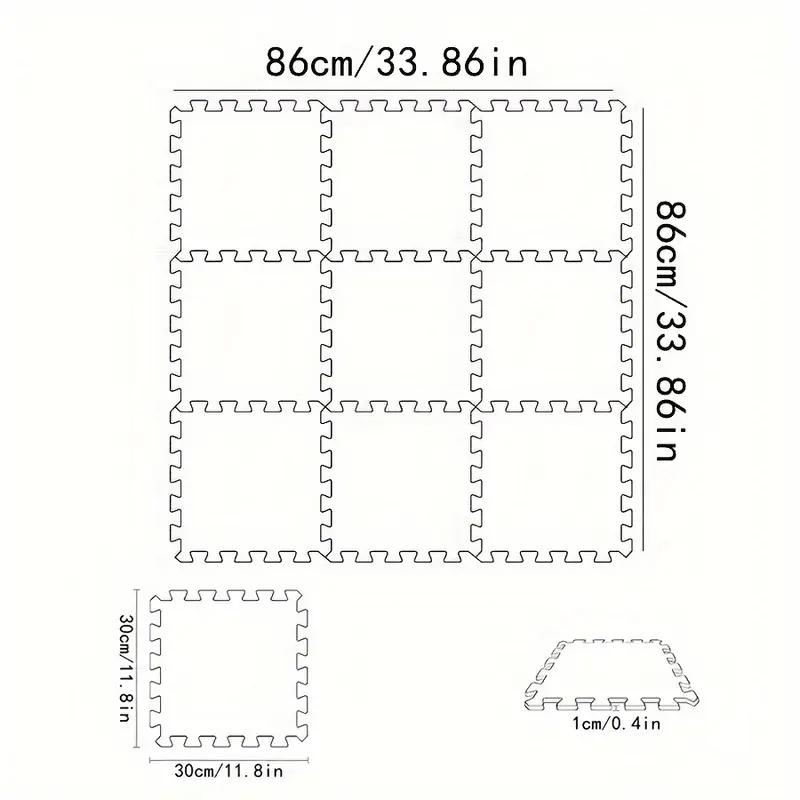 Baby Play Mat EVA Foam Interlocking Anti-Slip Sports Rug Family Children's Room Game Puzzle Carpet Anti-fall Carpet Baby Toys