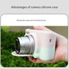 Portable PU Leather Case Camera Bag Cover for SX740/730 Pouches with Shoulder Straps