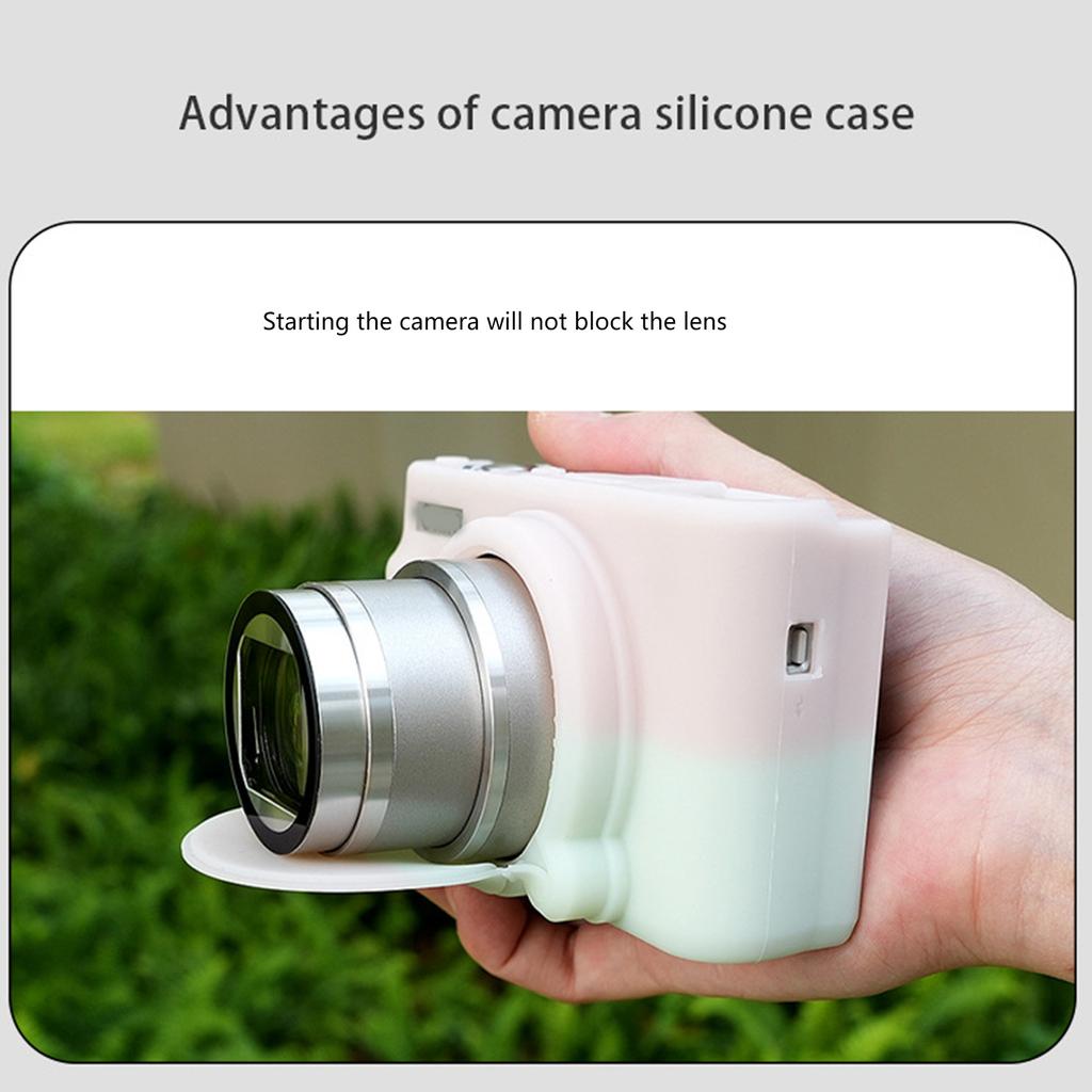 Portable PU Leather Case Camera Bag Cover for SX740/730 Pouches with Shoulder Straps