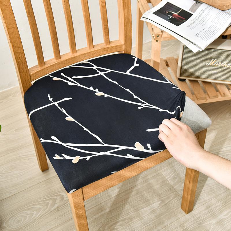 

Эластичный квадратный чехол на сиденье стула с эластичным дном, чехол на стул для кухни, отеля, банкета, столовой, домашний декор