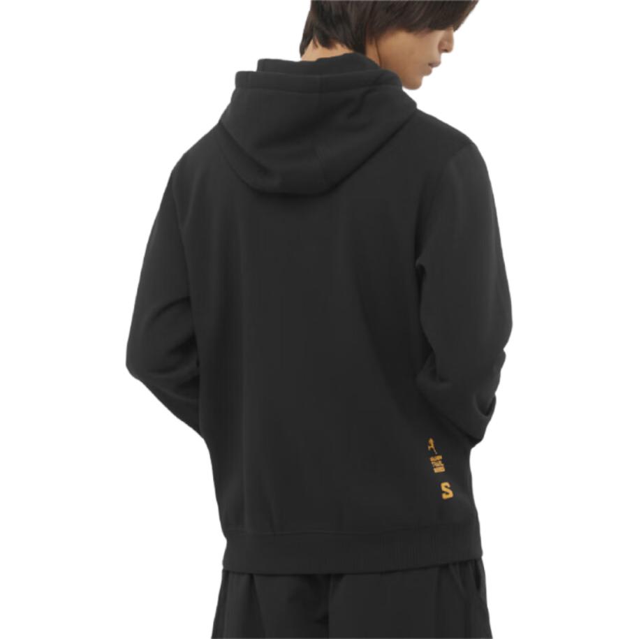 SALOMON Hoodie M GTS Outdoor Hooded Sweatshirt Men Hoodies Deep-Black C25286