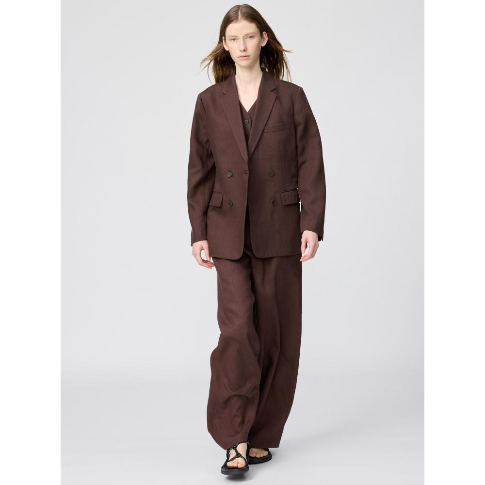 Uniqlo Japan Premium Linen Jacket Relaxed Fit