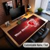 Large Mouse Pad Bournemouth Football Print Custom Name Text Desk Mat for Office Gaming