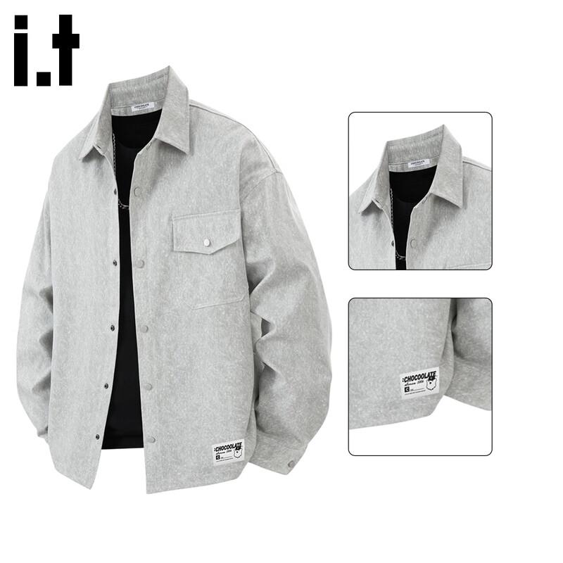 :Мужская повседневная рубашка с длинным рукавом CHOCOOLATEit 2XL