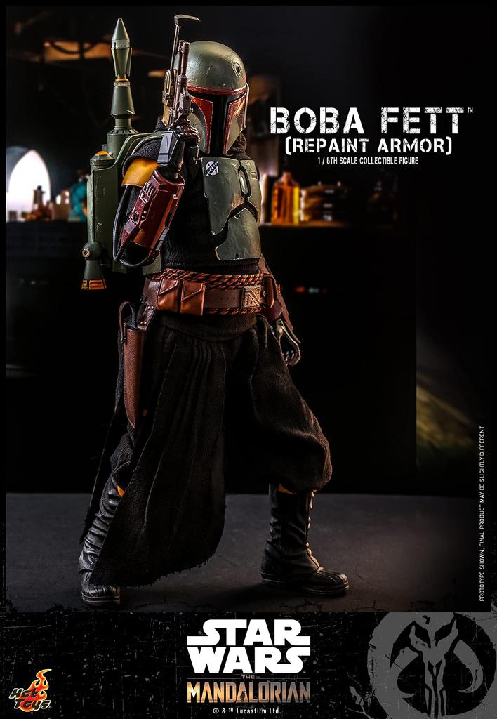 TV Masterpiece The Mandalorian Boba Fett Repaint Armor Version Scale Figure Green 1/6