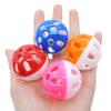 Cat toy ball self-hi cat toy bell ball will move to relieve boredom hollow tease cat pet toy ball cat Three balls per pack.