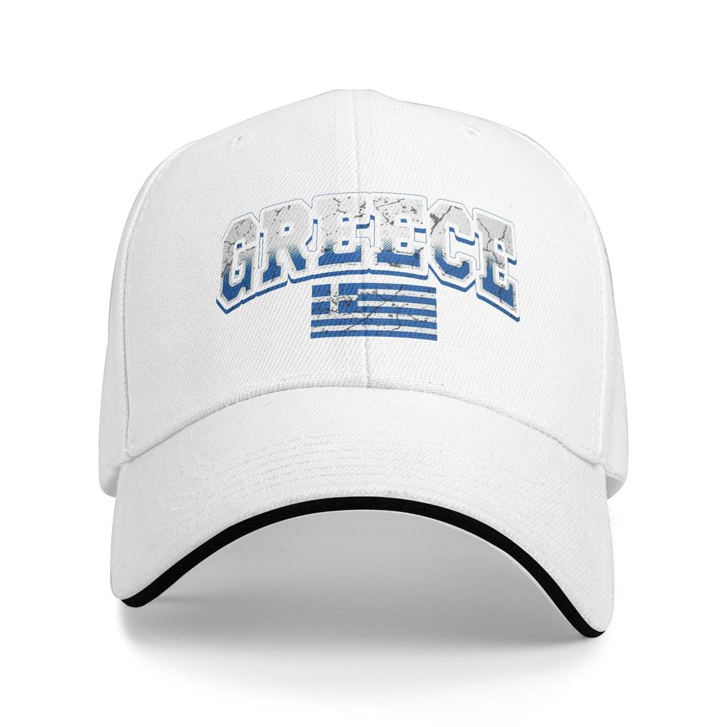 Griechische Flagge Griechenland Hellas Hellenisch Lässige Baseballkappe Wandern Angeln Trucker-Mütze Sommer Herren Damen Stilvolle Baseballkappen