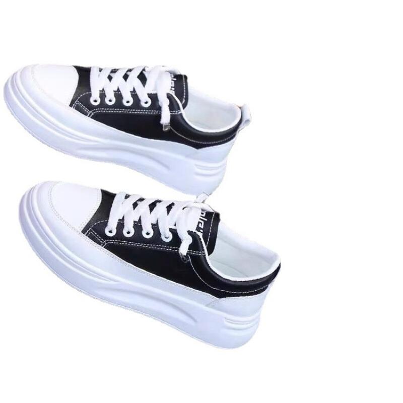 Little White Shoes Women's Autumn New Student Versatile Board Shoes Women's Platform Sports and Leisure Women's Shoes