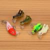 T0046 Set 5 Pezzi Esca Dura Acqua Dolce Universale Realistica Cavalletta Minnow Kit di Esca Artificiale da Pesca