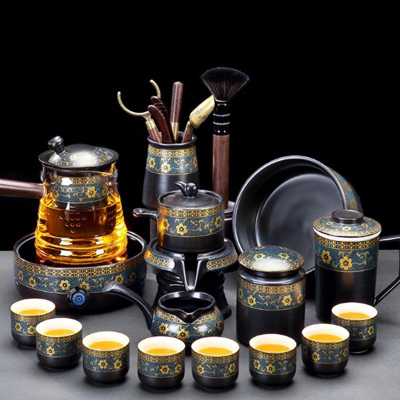 Qianyu Japanese Style Automatic Ceramic Tea Set