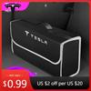 Car Sticker 2025 New Car Trunk Organizer Tools Box Foldable Felt Cloth Storage Bag For Tesla Model 3 Model S X Y Cybertruc