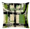 Green Plaid Simple Print Home Decor Pillowcase Bedroom Living Room Sofa Decoration Polyester Cushion Cover With Zipper