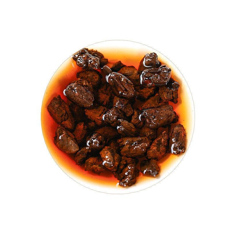 250G Yunnan Pu'er Ripe Tea Glutinous Rice Fragrant Tea Fossil Broken Silver Tea