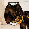 Women Plus Size Two Piece Set Hooded Long Sleeve Galaxy Printed Top Cuffed Pants