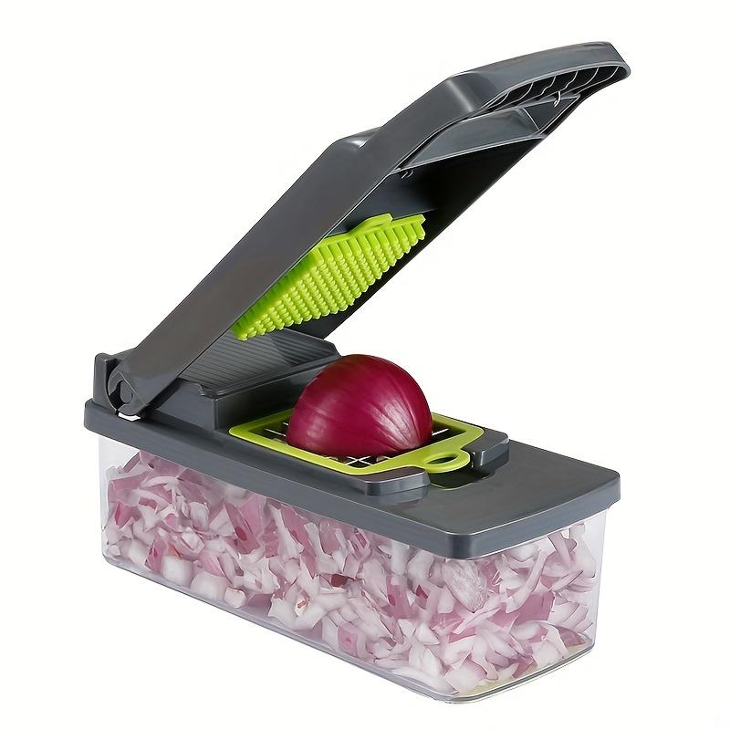 14/16 in 1 Vegetable Multifunctional Chopper Onion Potato Chopper Food Grate Food Grade Grater Kitchen Vegetable Slicer Dicer