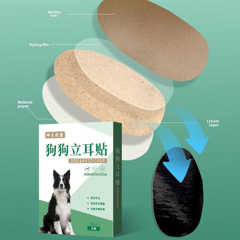 Hundeohr-Aufstell-Sticker, Hundeohrenpflege, Ohrenkorrektur-Sticker, Geräte zum Aufstellen der Ohren für Erwachsene und Welpen