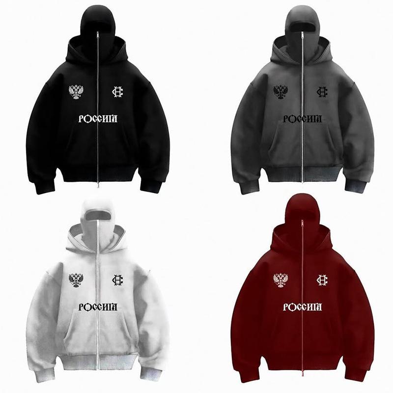 Trendy Y2K Unisex Plush Double Hood Sweatshirt – Unique Autumn/Winter Design