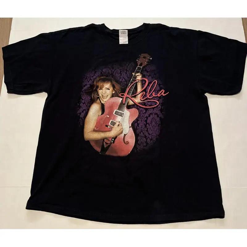 Y2k Reba Mcentire Country Musik T-Shirt Größe XL Schwarzer Rückenaufdruck