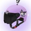 Kuromi Super Cute Electric Vehicle Helmet for All Ages - Sun Protection, Half Helmet for Women, Men, Kids, Four Seasons Use