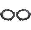 2 Pcs Black 7'' Headlight Mount Bracket Ring Fit For  Wrangler TJ 1997-2006
