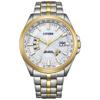 Watch Citizen Collection Radio Watch 3-Hand Model Eco-Drive Gold CB0294-62A Men's Silver/Gold