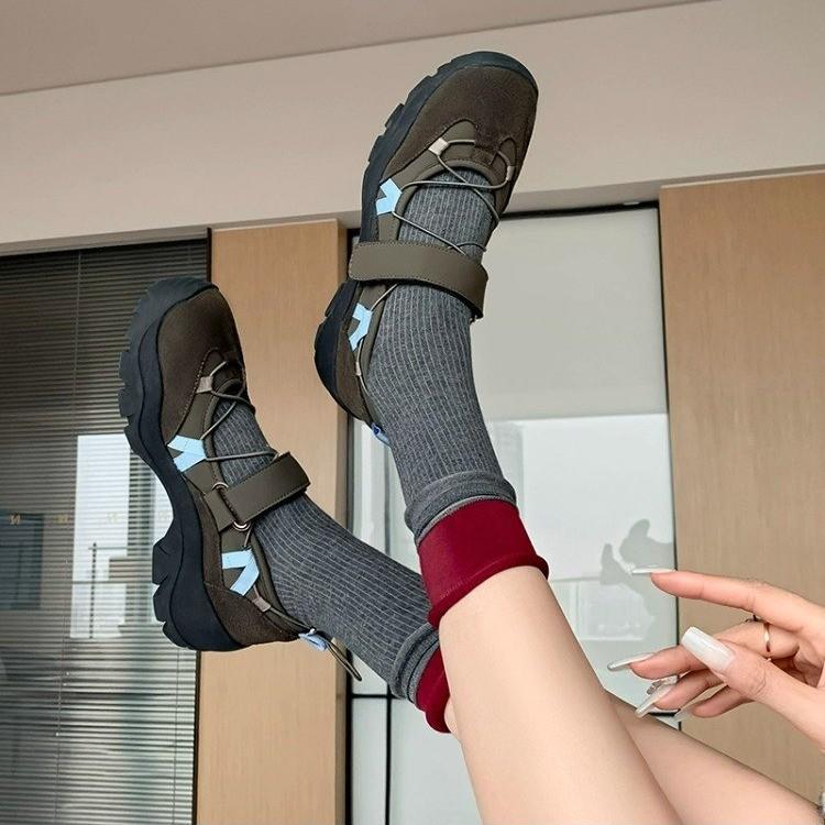 Vysoce kvalitní módní dámské ploché boty kulatá špička nízké boty ležérní prodyšné nazouvací ploché venkovní dámské Mary Jane boty