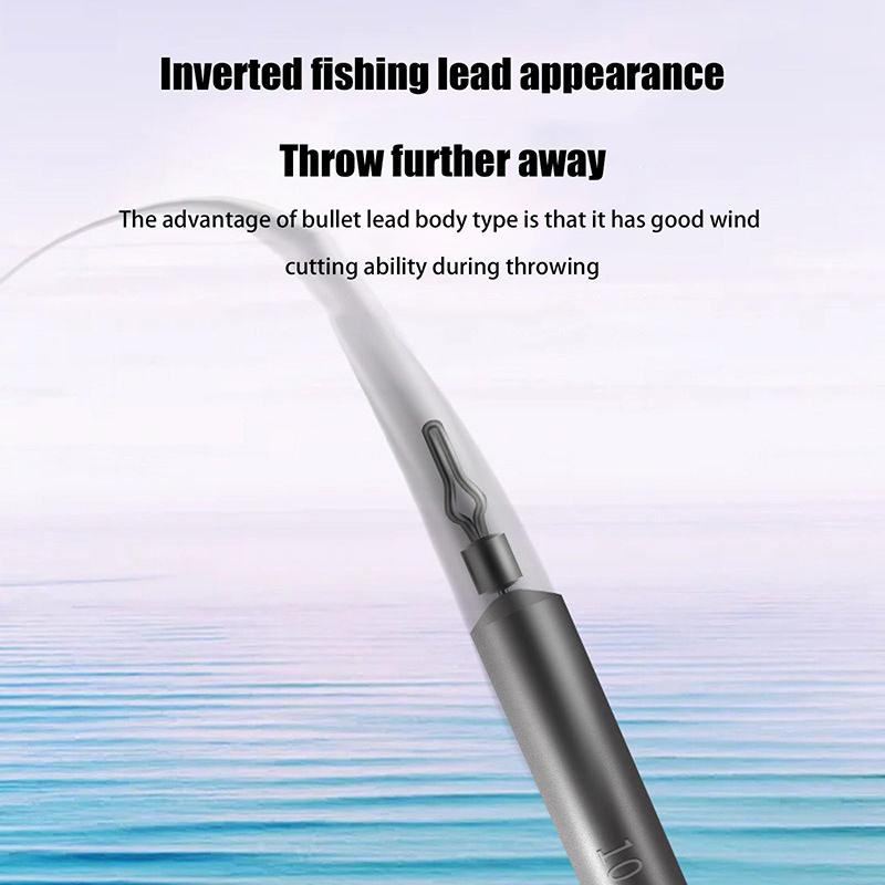 10 Stück/Los Schnurbleie Hakenverbinder Angelbleie 3,5g 5g 7g 10g 14g Weichköderblei Barsch Angelzubehör Zubehör