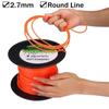 50M 2.7mm Brush Cutter Strimmer Line  Electric Lawn Mower Trimmer