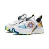 Li Ning Kids Comfortable Versatile Non-Slip Shock Absorbing Wear-Resistant Casual Shoes Kids Casual Shoes White Orange Blue YKNS060-13