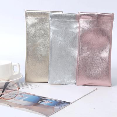 Módní Pu Kožené Tašky na sluneční brýle Přenosné Měkké Mince Rtěnky Pouzdro Pouzdro Pouzdro Vysoce kvalitní voděodolné brýle Mini Bag