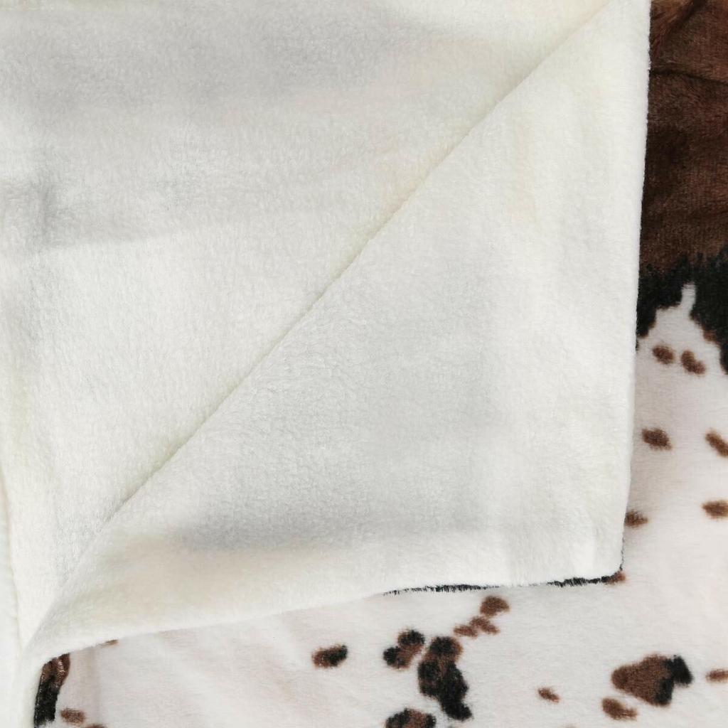 SOFT BLANKET Cow 130x160 Cm WITH COW PATCHES Stylish
