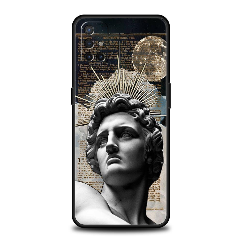 Fashion Ancient Greek Statues Phone Case For Oneplus 13R 13 12R 11 10T 10R Nord N100 N200 N10 10 9 9R 9RT CE 3 2 Z Pro Soft TPU