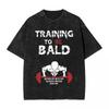 Saitama's Gym Funny Graphic T Shirts Washed Oversized T-Shirts Men Women Clothing Short Sleeve Cotton Soft Tees