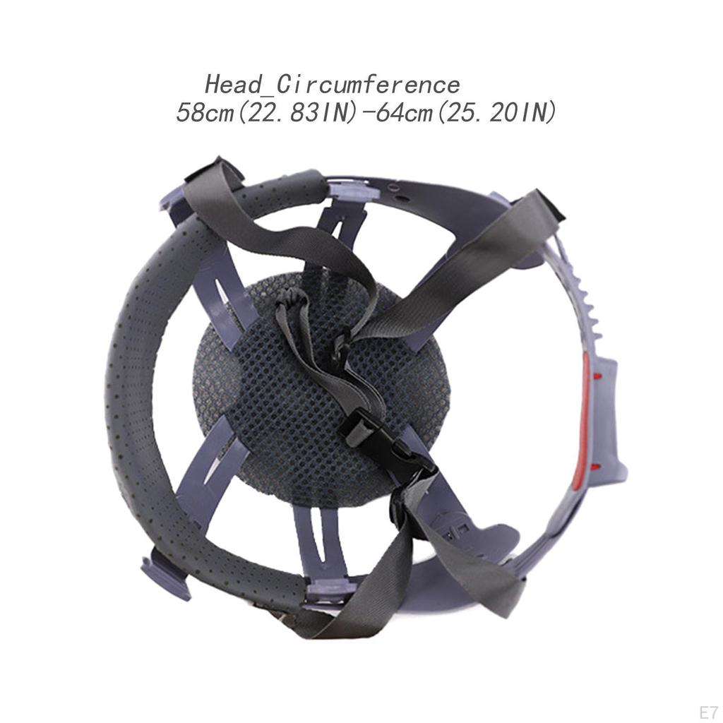 Helm-Innenpolster mit 6-Punkt-Gurt, Stoßdämpfend, Leicht, Schnell zu montierende Ersatzteile,