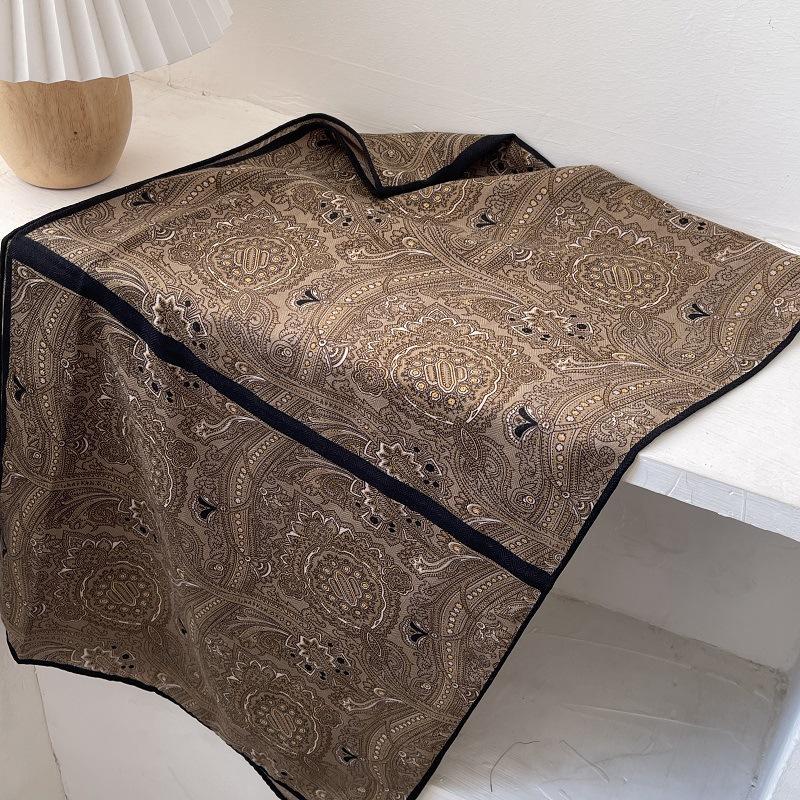 Paisley Silk Scarf for Women In Spring and Summer Classical Long Scarf Warm Decorative Scarf